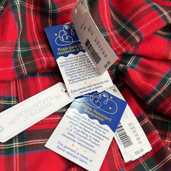 Edgehill Collection Christmas Plaid Family Matching 2 Piece Pajama Set - Picture 9 of 9